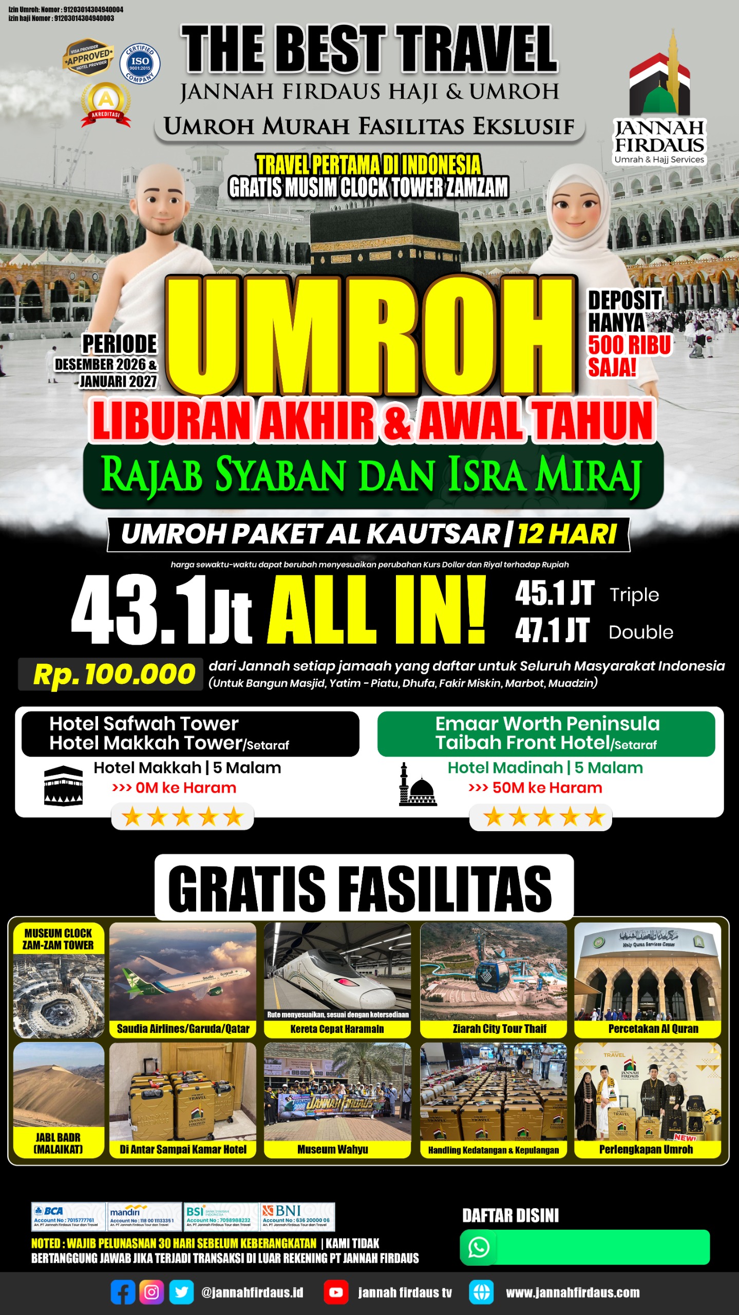 Paket Firdaus Akhir Tahun